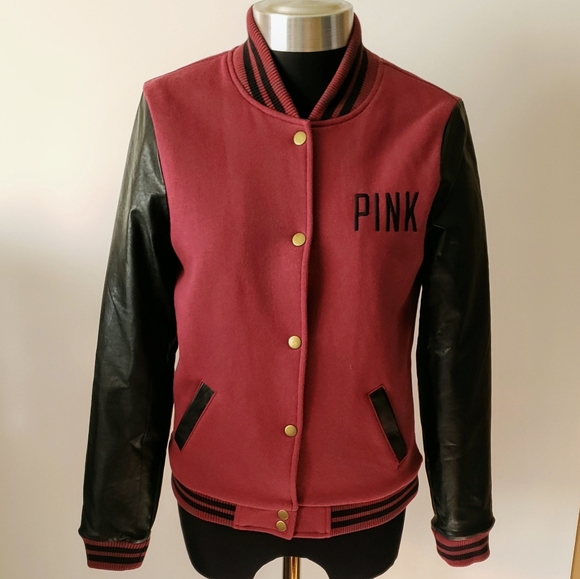 Victoria Secret Pink VARSITY Jacket Size XS - Picture 2 of 6
